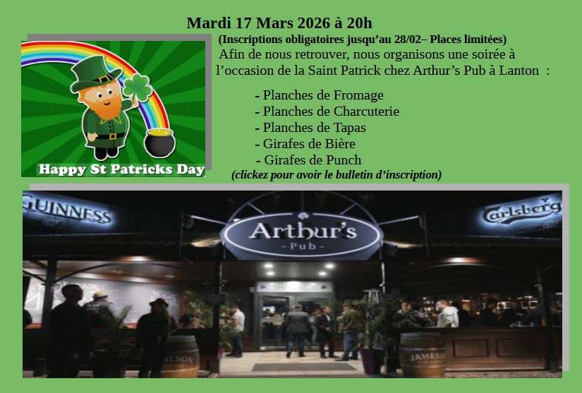 Soiree st patrick Lanton